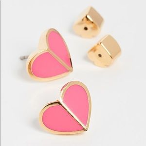 ❗️LAST ONE❗️Kate Spade Heritage Heart Earring Pink